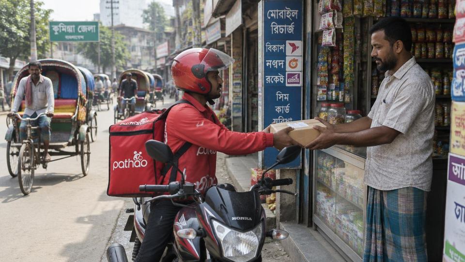 জেলা শহর: ডেলিভারি ও দোকানের কাজ